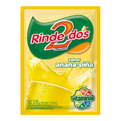 JUGO EN POLVO RINDE DOS...