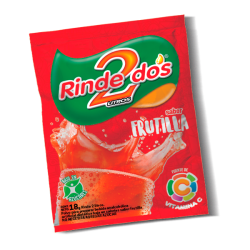 JUGO EN POLVO RINDE DOS...