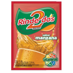JUGO EN POLVO RINDE DOS...