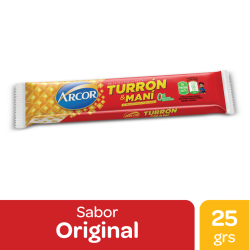TURRON ARCOR DE MANI 25 GRS