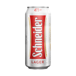 CERVEZA SCHNEIDER LATA 473 CC.