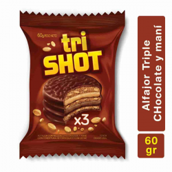 ALFAJOR TRISHOT TRI.60G 1...