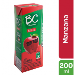 JUGO P/BEBER BC MANZANA 200...