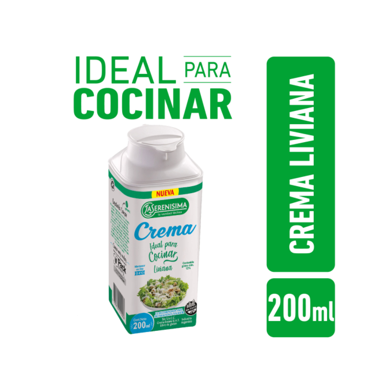 CREMA DE LECHE LA SERENISIMA 200ML