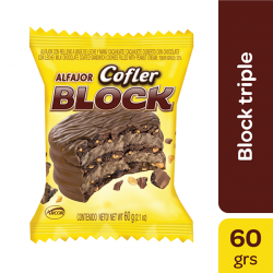 ALFAJOR COFLER BLOCK 60G 1...