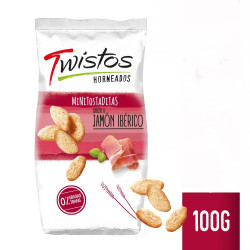 SNACKS TWISTOS JAMON 100 GRS