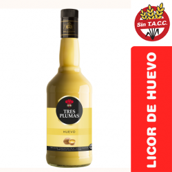 LICOR TRES PLUMAS DE HUEVO...