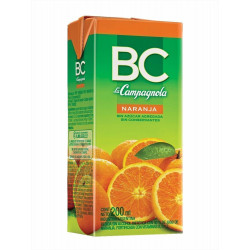 JUGO P/BEBER BC NARANJA 200...