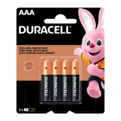 PILAS ALC. DURACELL AAA 4...