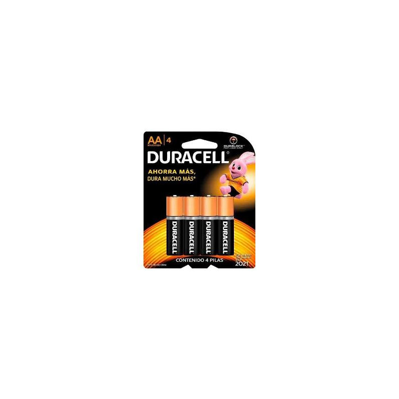 Pila Duracell AA 4 Pilas