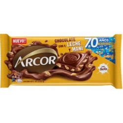 CHOCOLATE ARCOR LECHE/MANI...