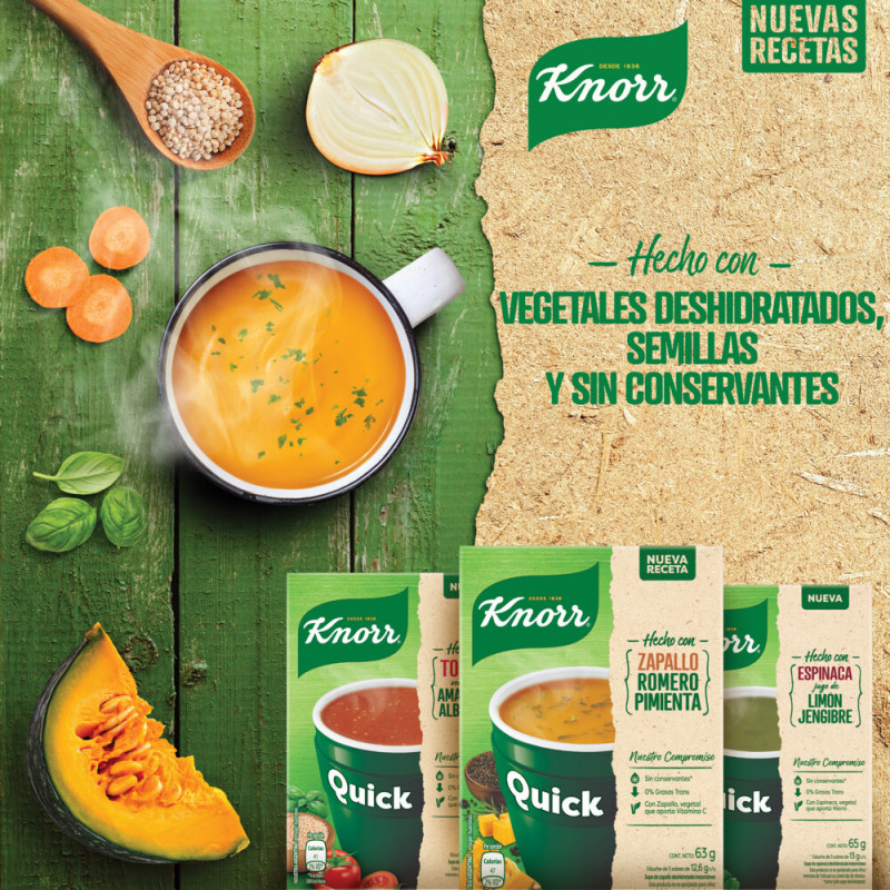 SOPA KNORR QUICK TOMATE 60 GRS