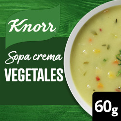 SOPA CREMA KNORR VEGETALES...
