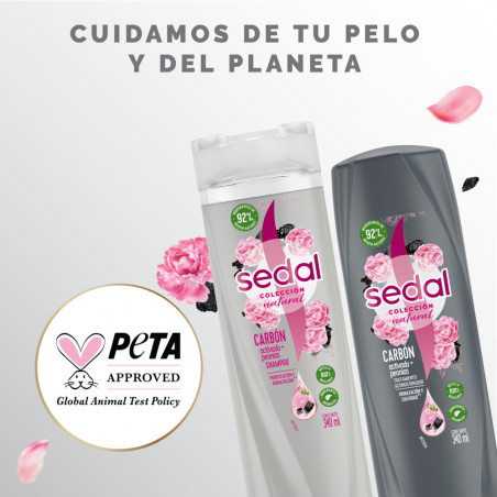 ACONDICIONADOR SEDAL CARBON+PEONIAS 340 ML.