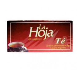 TE NEGRO LA HOJA   25 SAQUITOS