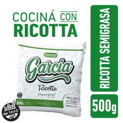RICOTTA GARCIA SEMI GRASA...
