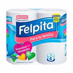 PAPEL HIG.BCO FELPITA 30M 4...