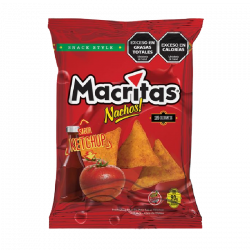 NACHOS MACRITAS KETCHUP 90 GRS