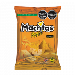 NACHOS MACRITAS QUESO 90 GRS