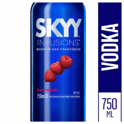 VODKA SKYY RASPBERRY 750 CC.