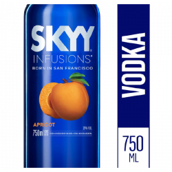 VODKA SKYY APRICOT 750 CC.