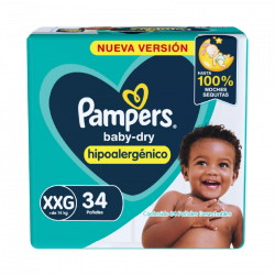 PAÑAL DESC PAMPERS BABYDRY...