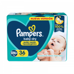 PAÑAL DESC PAMPERS BABY DRY...