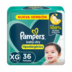 PAÑAL DESC PAMPERS BABYDRY...