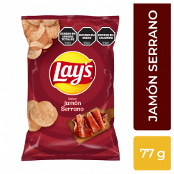 PAPAS FRITAS LAY S JAMON...