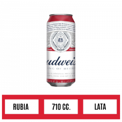 CERVEZA BUDWEISER   710 CC.