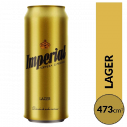 CERVEZA IMPERIAL LATA 473 CC.