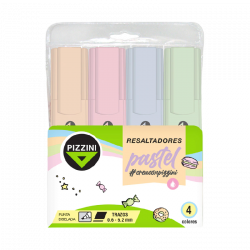 RESALTADOR PIZZINI PASTEL 4...