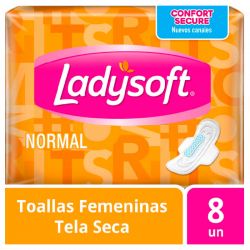 TOALLAS FEMENIN LADYSOFT...