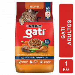ALIMENTO GATOS GATI CARNE Y...