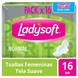 TOALLAS FEMENIN LADYSOFT...