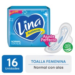 TOALLAS FEMENIN LINA NORMAL...