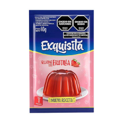 GELATINA EXQUISITA FRUTILLA...