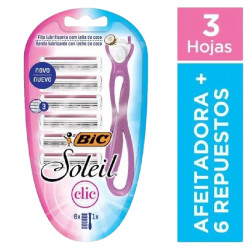 MAQUINA AFEITAR BIC SOLEI...