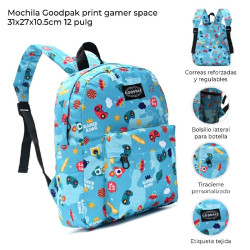 MOCHILA ESPALDA MODAX...