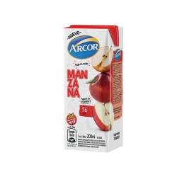 JUGO P/BEBER ARCOR MANZANA...